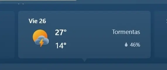 CDMX, MAX 27, MIN 14