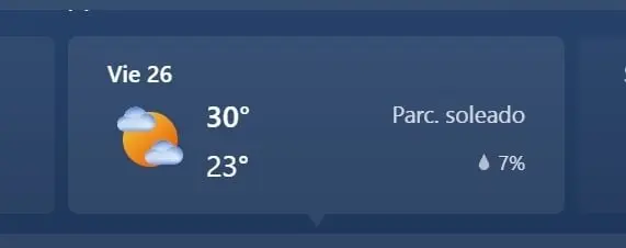 XALAPA, MAX 30, MIN 23