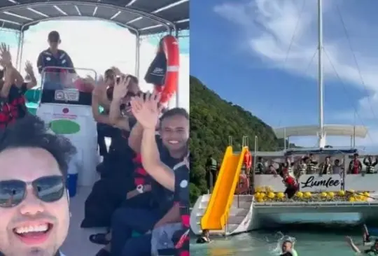 Jefe lleva de vacaciones a sus empleados y se vuelve viral. Jefe lleva de vacaciones a sus empleados y se vuelve viral.