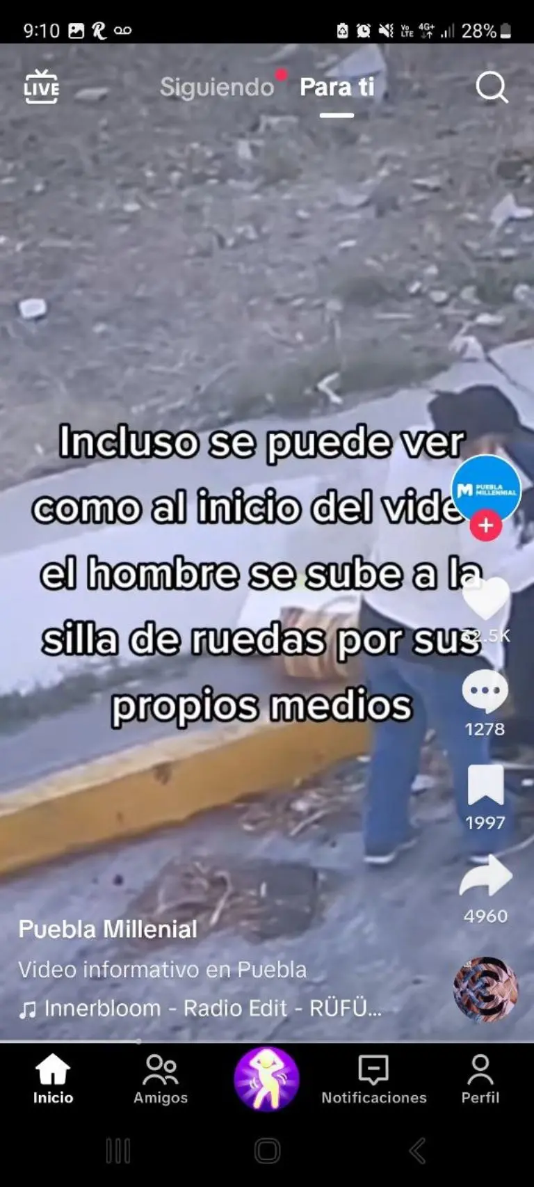 Pareja es capatada fingiendo discapacidad - Tomada de video