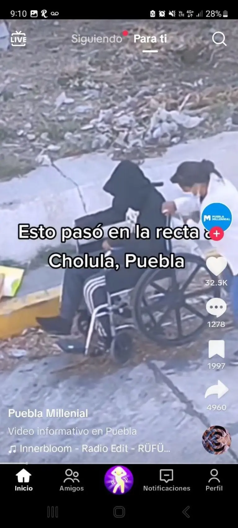 Pareja es capatada fingiendo discapacidad - Tomada de video