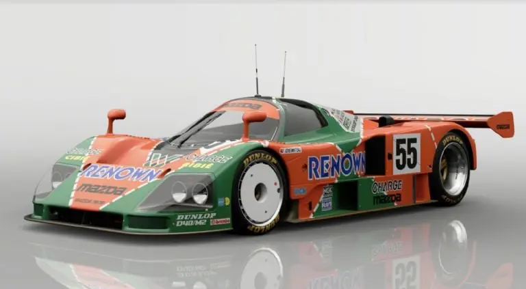 Mazda 787B, el primer automóvil japonés en ganar las 24 Horas de Le Mans en 1991. Foto: Mazda