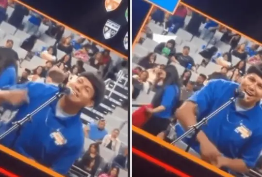 Joven estudiante canta corrido tumbado en plena graduación y se viraliza. 