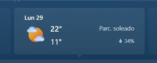 PUEBLA, MAX 22, MIN 11