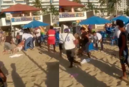 Vendedores y turistas protagonizan pelea campal Vendedores y turistas protagonizan pelea campal