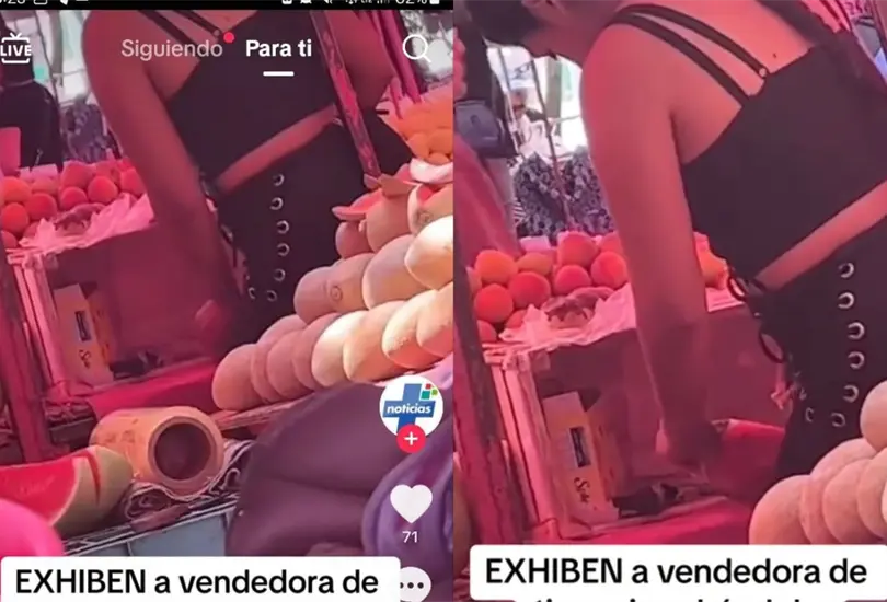  La descripci&oacute;n se&ntilde;ala indica que la mujer s&oacute;lo estaba echando "un poquito de Splenda nada m&aacute;s" a la fruta