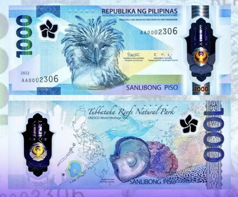 Billete de mil pesos de Filipinas. Créditos: IBNS