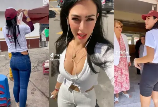 Hermosa joven enloquece las redes por ayudar a Delfina Gómez en campaña. Hermosa joven enloquece las redes por ayudar a Delfina Gómez en campaña.