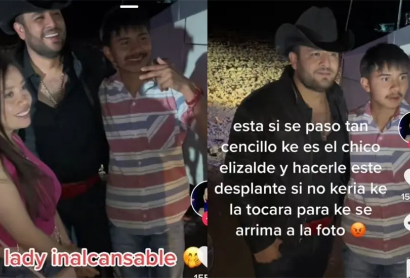 La mujer fue apodada como Lady inalcanzable por pedir que no hubiera contacto físco en la foto La mujer fue apodada como Lady inalcanzable por pedir que no hubiera contacto físco en la foto