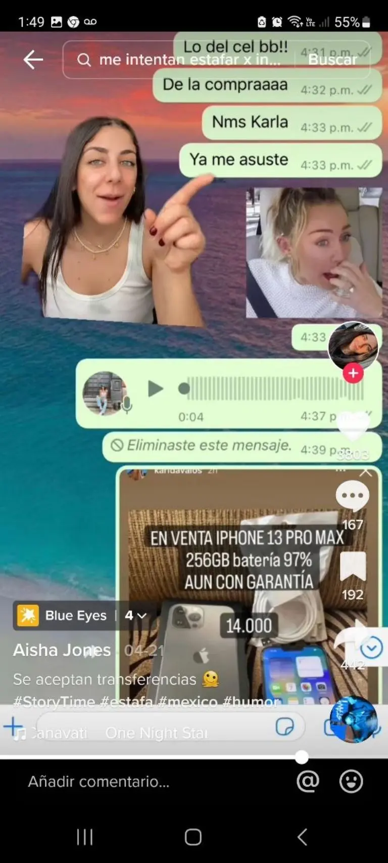 Estafan a mujer por Instagram - Tomada de video