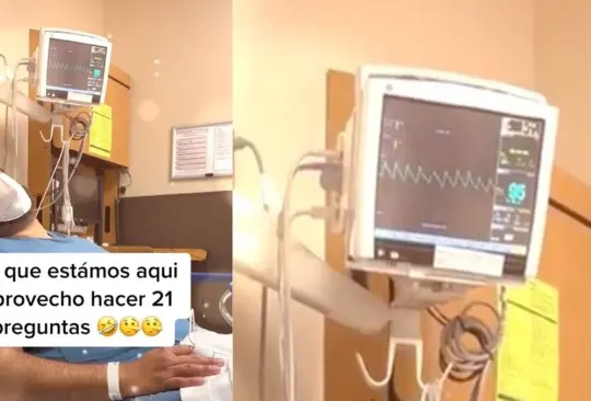 Mujer descubre infidelidad de esposo mientras está hospitalizado. 