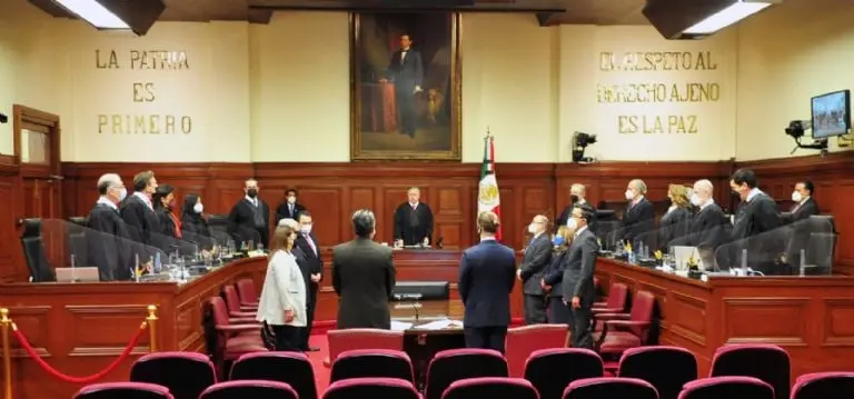 Sesión de la Suprema Corte. Foto: SCJN
