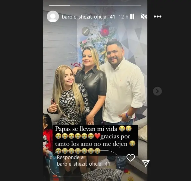Barbie Shezit se despide de sus tíos (Instagram)