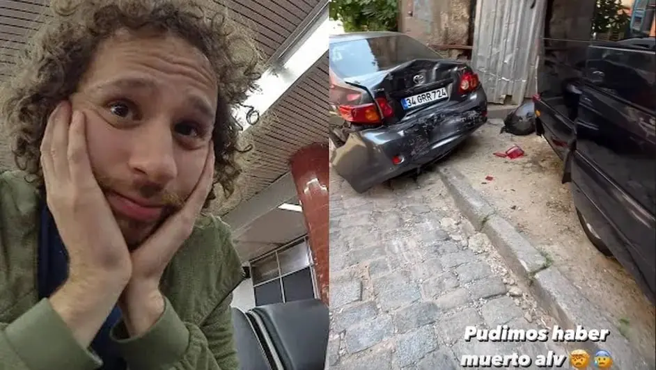Casi morimos expresó Luisito tras su accidente en Turquía Casi morimos expresó Luisito tras su accidente en Turquía
