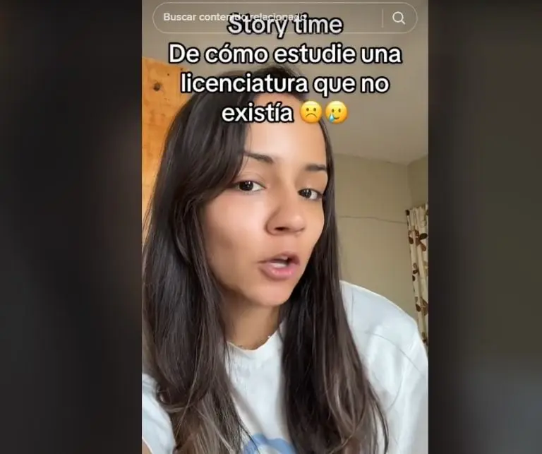 Joven estudia carrera que no existe (TikTok)
