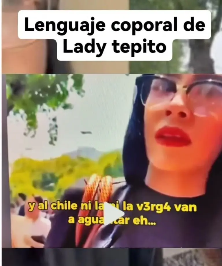Maryfer Centeno analiza a Lady Tepito (Instagram)