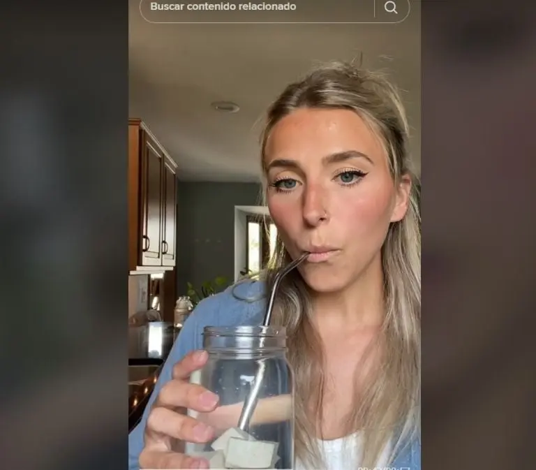 Critican a joven por receta de agua vegana (TikTok)