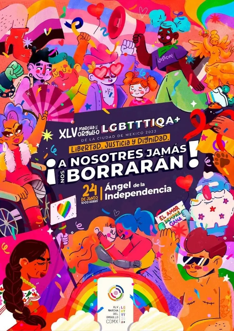 Créditos: Twitter (@MarchaLGBTCDMX)