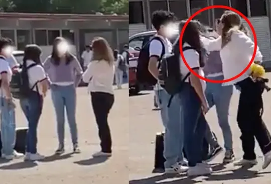 VIDEO: Mujer golpea a estudiante en prepa de Durango, frente a todos los alumnos. 