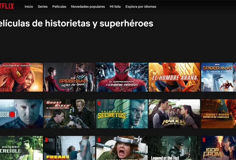 Categorías ocultas de Netflix Categorías ocultas de Netflix
