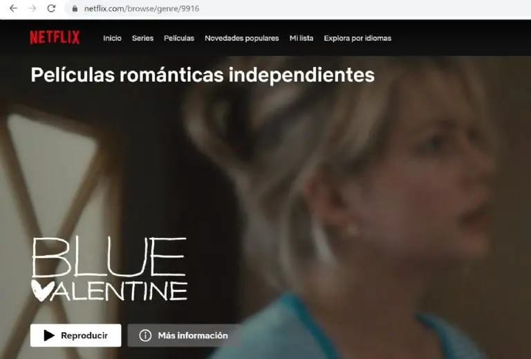 Códigos ocultos de Netflix (Captura de pantalla)