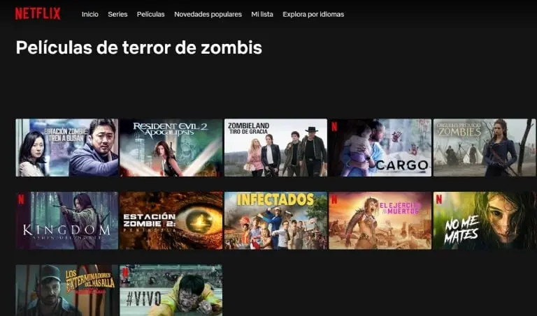 Categoría ocultas de Netflix (Captura de pantalla)