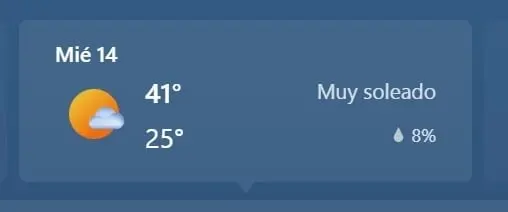 MONTERREY MAX 41 MIN 25