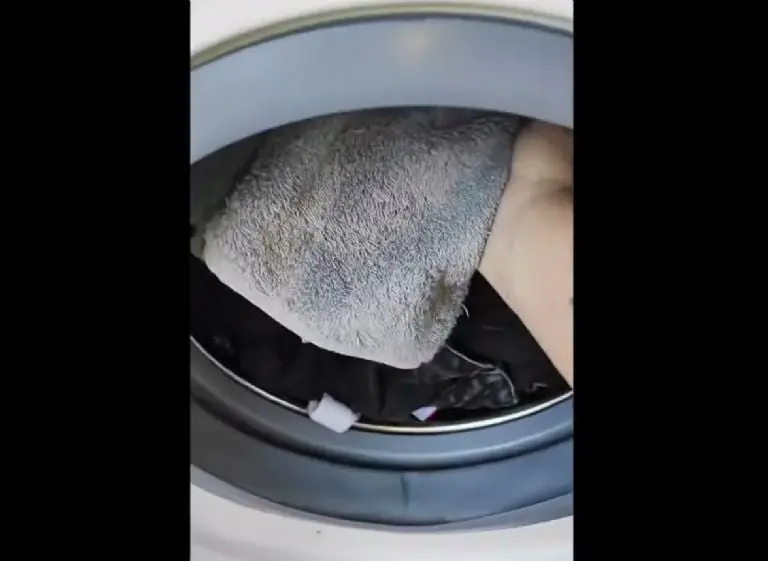 Truco para convertir la lavadora en secadora (TikTok)