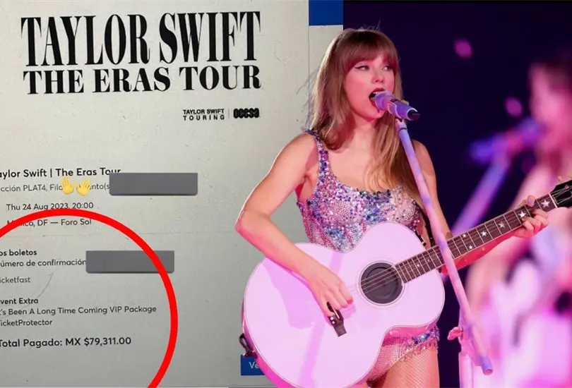 Joven compra boleto de Taylor Swift en 80 mil pesos y lo critican. Joven compra boleto de Taylor Swift en 80 mil pesos y lo critican.