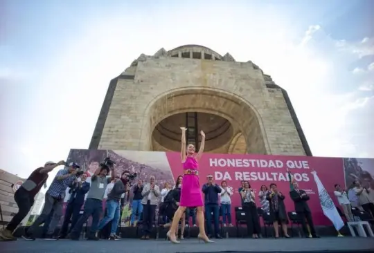 Sheinbaum se despide de la Ciudad de México. 