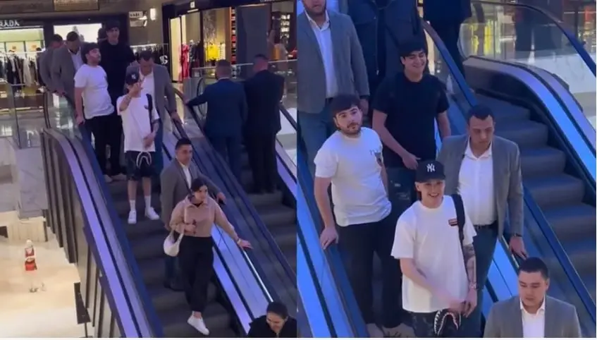 Tunden a Peso Pluma por pasear rodeado de guardaespaldas Tunden a Peso Pluma por pasear rodeado de guardaespaldas