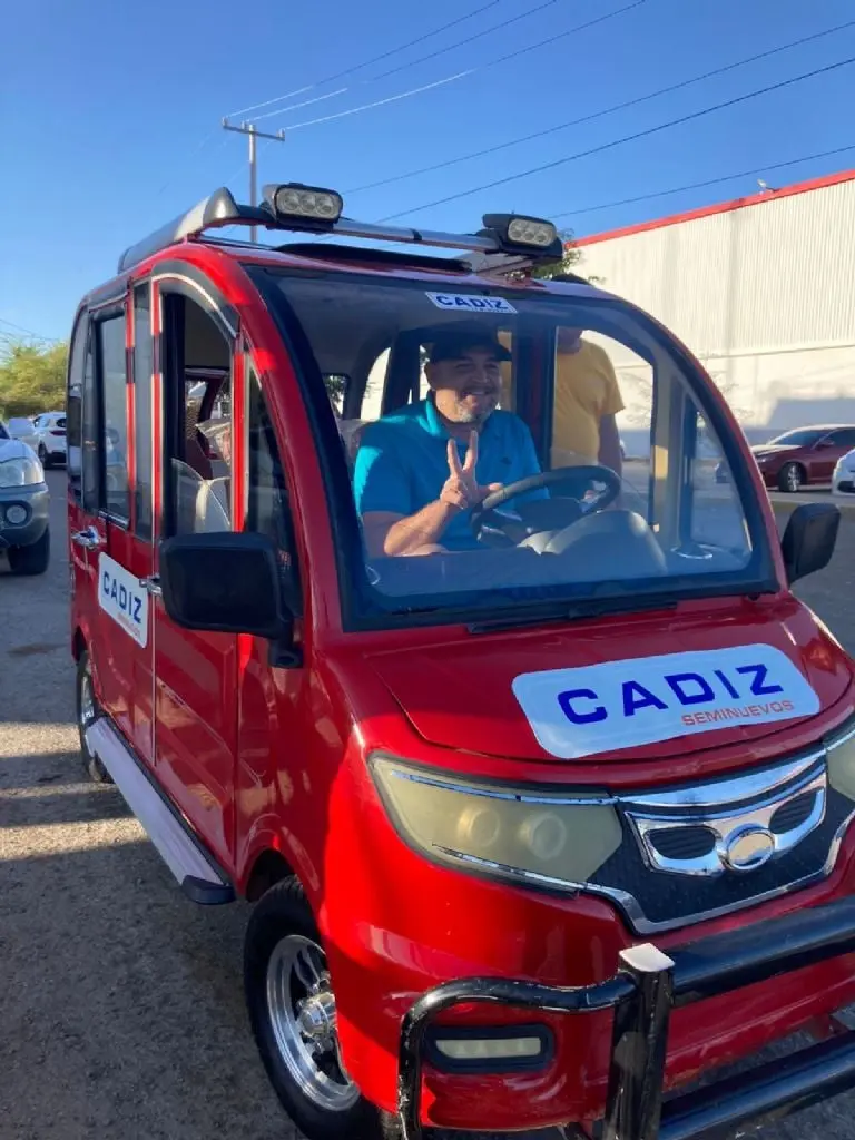 Auto eléctrico de 17 mil pesos llega a México, ya lo puedes pedir. Foto: Cadiz