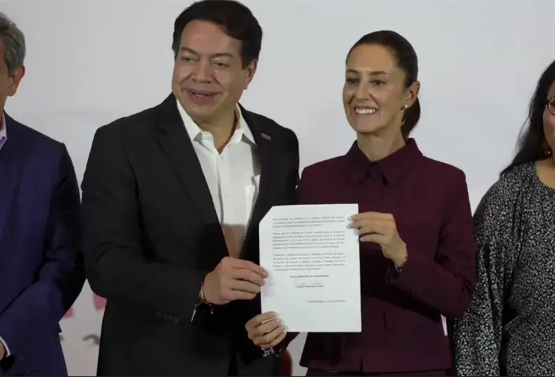 Claudia Sheinbaum formalizó su inscripción al proceso interno de Morena en el que se elegirá al coordinador de la 4T. Claudia Sheinbaum formalizó su inscripción al proceso interno de Morena en el que se elegirá al coordinador de la 4T.