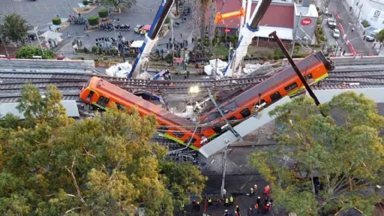Accidente en la Línea 12 del Metro en 2021 dejó 27 muertos. Foto: Cuartoscuro