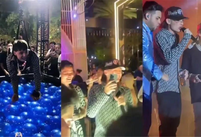 Peso Pluma celebr&oacute; su fiesta de cumplea&ntilde;os con diversos regalos y sorpresas. 