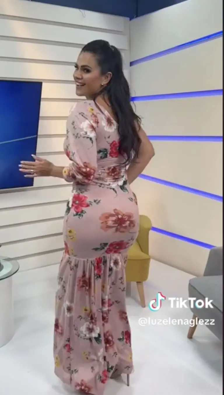 Luz Elena González, la nueva conductora de Venga La Alegría. Foto: Tik Tok (@luzelenaglezz)