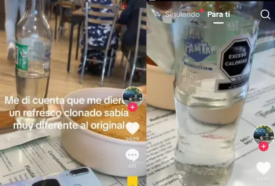 Un usuario de TikTok aseguró que recibió un supuesto refresco clonado en La Casa de Toño