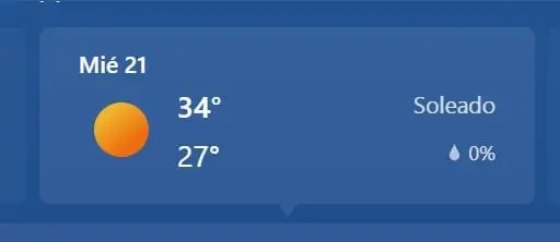 VERACRUZ MAX 34 MIN 27