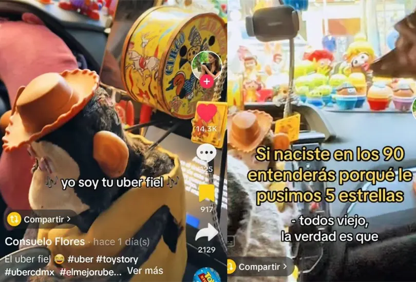 El Uber Fiel aseguró que es fanático de la película de Woody y Buzz Lighyear El Uber Fiel aseguró que es fanático de la película de Woody y Buzz Lighyear