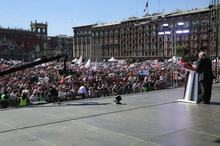 AMLO Fest 2023: El presidente pide no echar porras a las corcholatas en su evento del Zócalo. Foto: Gobierno