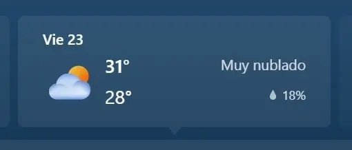 CANC&Uacute;N MAX 31 MIN 28