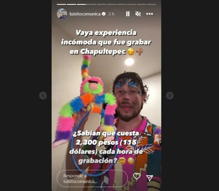 Luisito Comunica comparte mala experiencia en Chapultepec (Instagram)