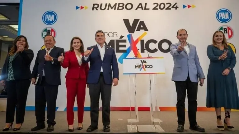 La oposición ya tiene candidato presidencial: AMLO. Foto: Va por México