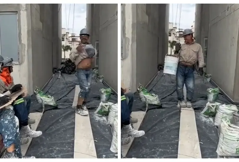 Alba&ntilde;iles organizan pasarela en la obra