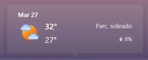 CANC&Uacute;N MAX 32 MIN 27