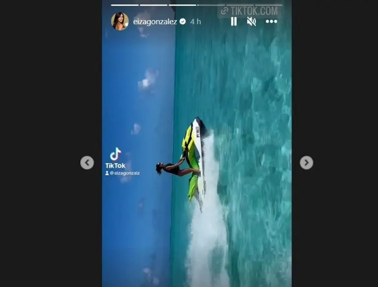 Vacaciones de Eiza González (Instagram)
