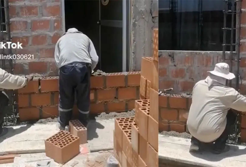 VIDEO: Albañiles dejan sin entrada ni ventana a vecino durante remodelación de casa. VIDEO: Albañiles dejan sin entrada ni ventana a vecino durante remodelación de casa.