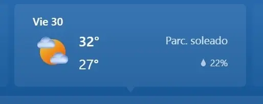 TAMPICO MAX 32 MIN 27