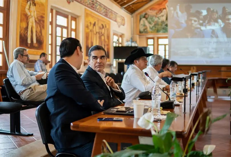 Ingeniero Antonino Almaz&aacute;n, presidente de la Fundaci&oacute;n Chapingo. 