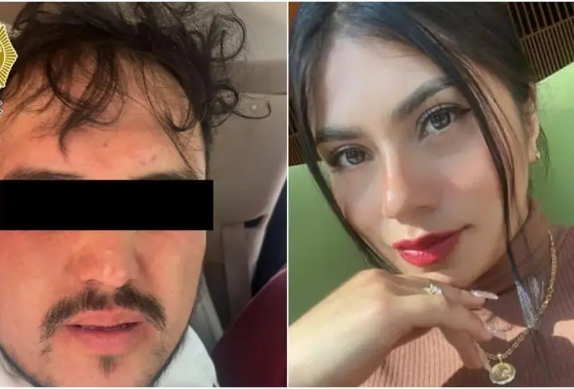 El feminicida de la joven fue detenido con droga y armas de fuego.